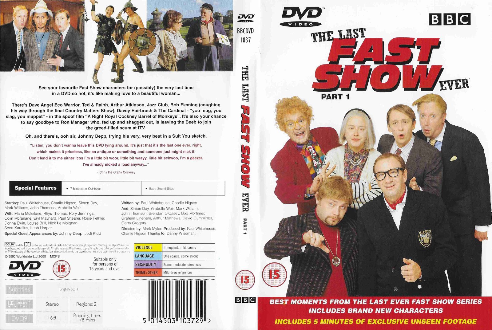 Back cover of BBCDVD 1037